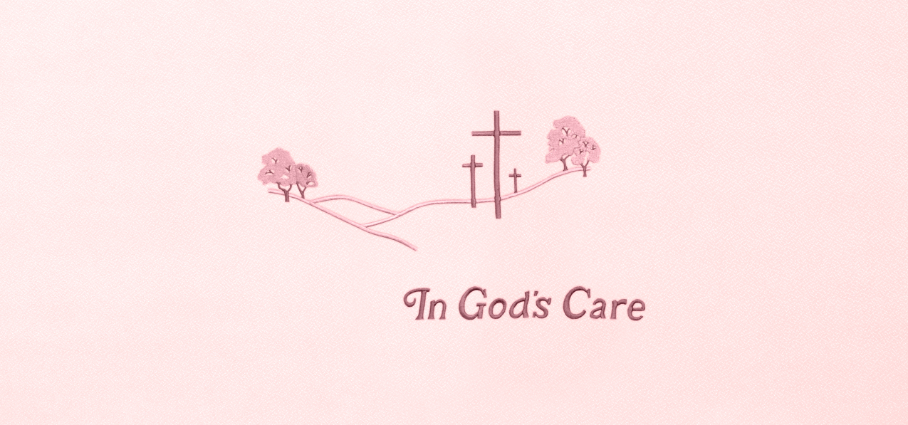 In Gods Care Pink Pink Faux